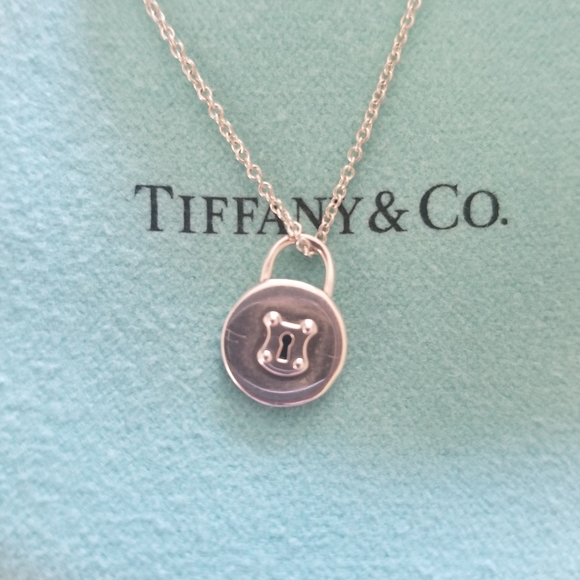 Tiffany & Co. Round Lock Keyhole Necklace - Picture 3 of 8